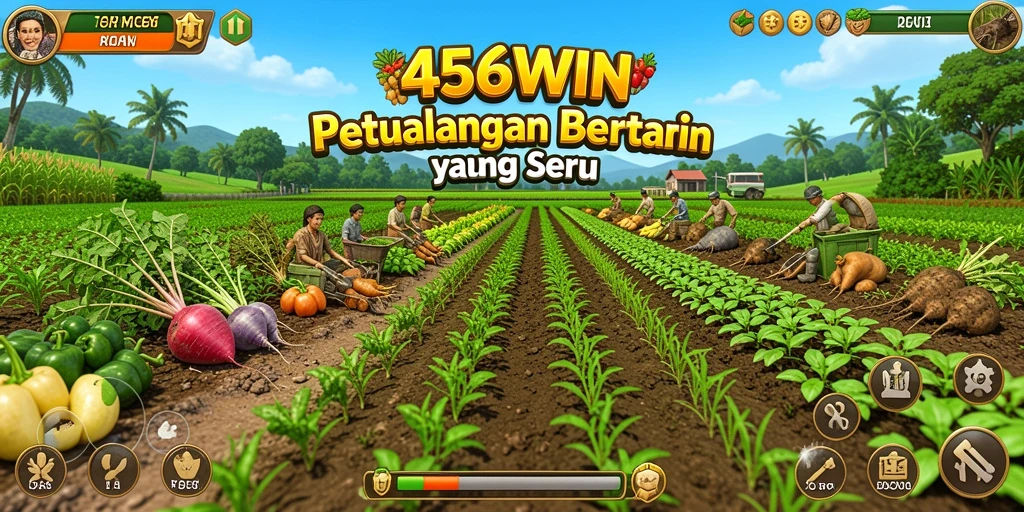 Tampilan gameplay 456WIN yang mengasyikkan dan interaktif dalam dunia pertanian.
