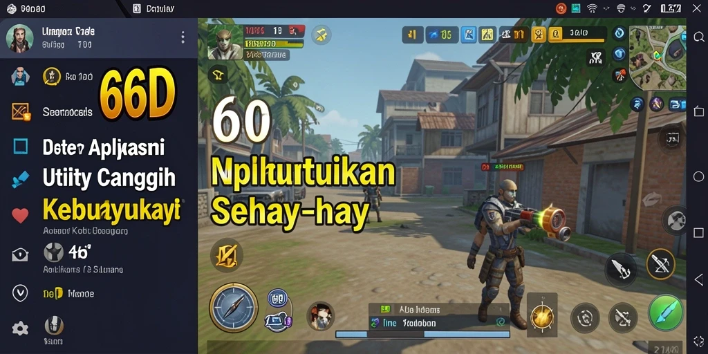 Tampilan aplikasi 66D yang sederhana dan fungsional.