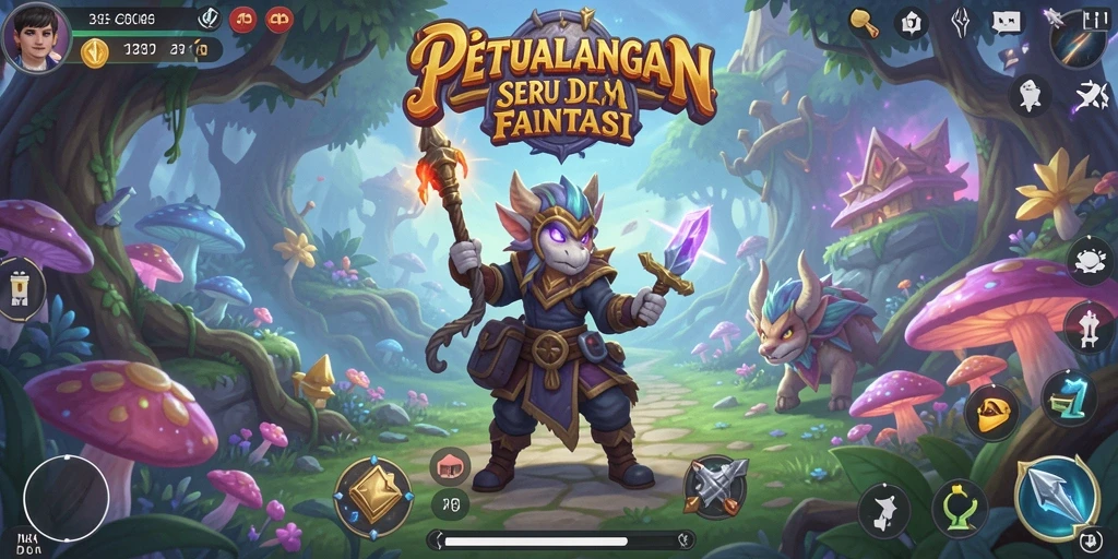 Tampilan gameplay DKK yang seru dan penuh petualangan.