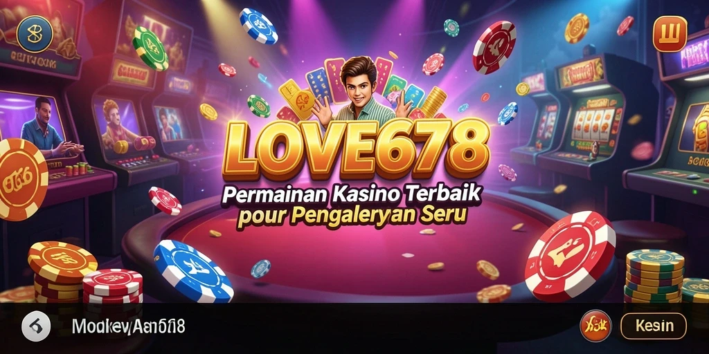 Tangkapan layar gameplay LOVE678 menampilkan aksi menarik Kasino.