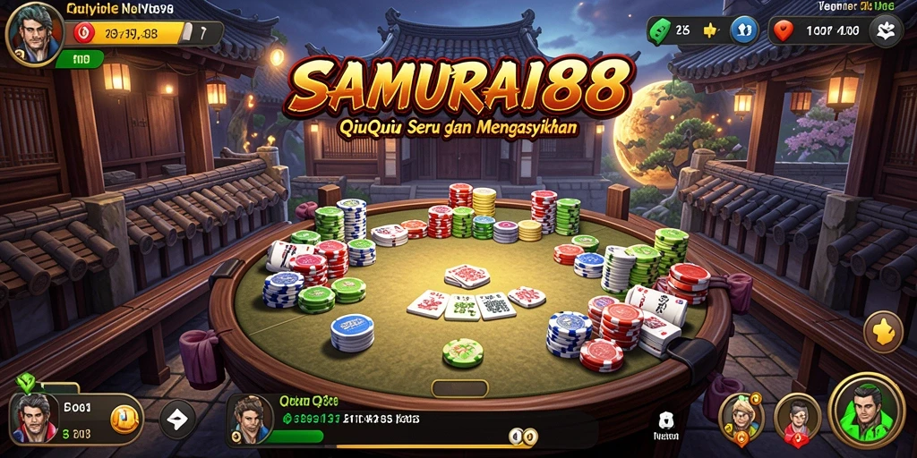 Screenshot gameplay QiuQiu yang seru dan interaktif dari SAMURAI88.